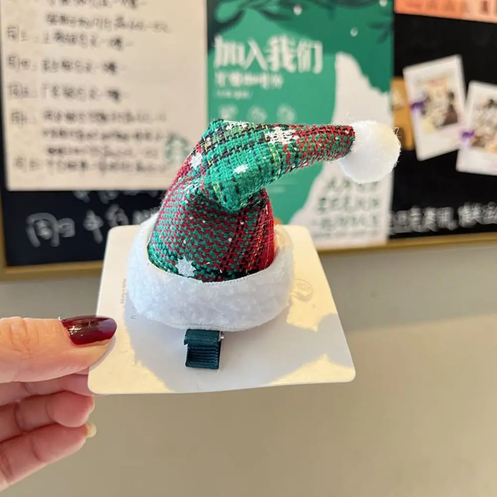 

Merry Christmas Decor Gifts Christmas Hat Hairpin Christmas Costume Dress Up Korean Hair Accessories Children Hair Clip