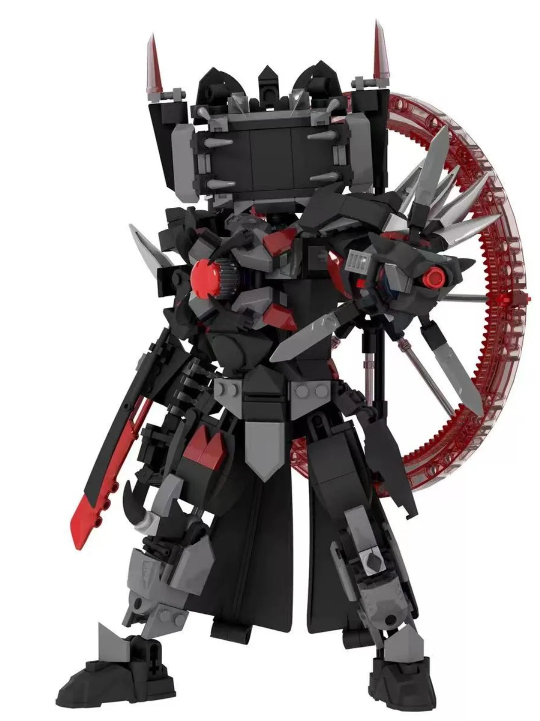 大型タイタンtvキャラクター「トイレマン」組み立て玩具-男の子向け-エンド・オブ・ウォッチ-ビルダー-マグネットブロック-プラスチックモデル-ギフト