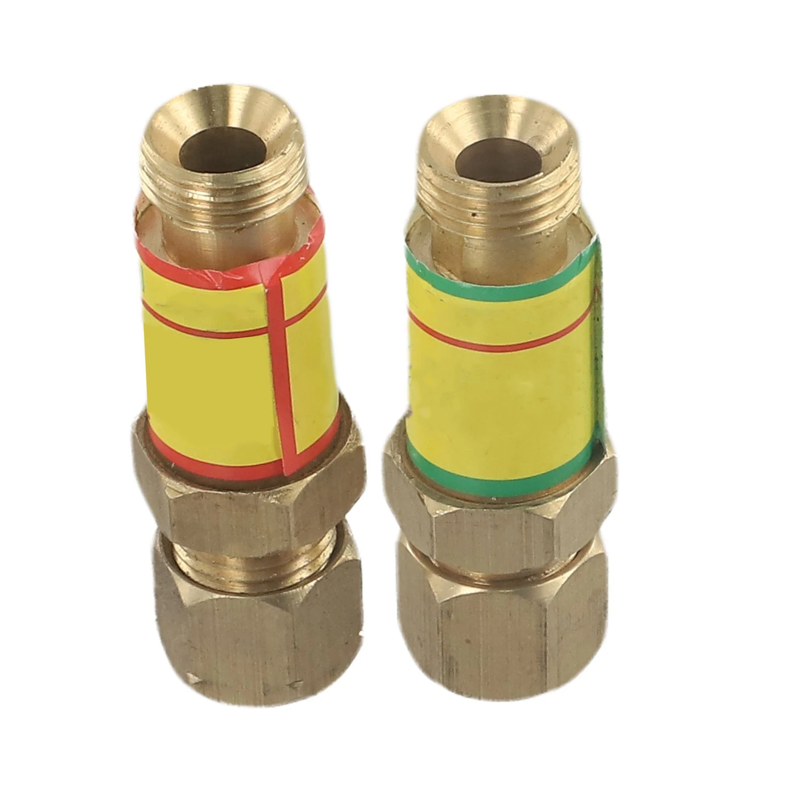 Arrestor Pair for Oxygen Acetylene Welding Systems Installed at Regulator Outlets for Safety Compliance  Arrestor