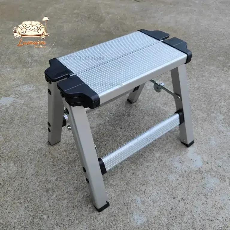 Military Training Aluminum Alloy Folding Stool Light Subway Small Seat Fishing Portable One-step Stool
