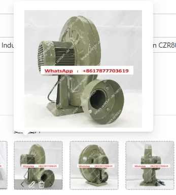 550W Industrial Vacuum Extraction Medium Pressure Fan CZR80  Engraving Machine Suction Fan 750W Blower CZR90