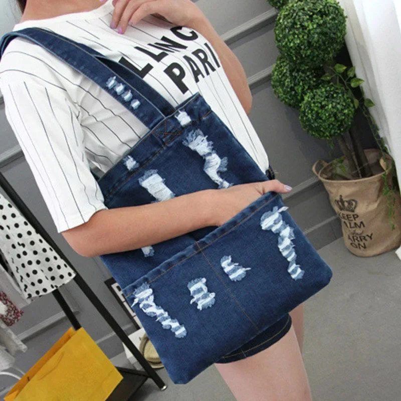 

2018 Fashion Women Shoulder Bag Canvas Denim Tote Large Capacity Handbag Shopping Book Student Organizer Single Beach Bag Bolsas