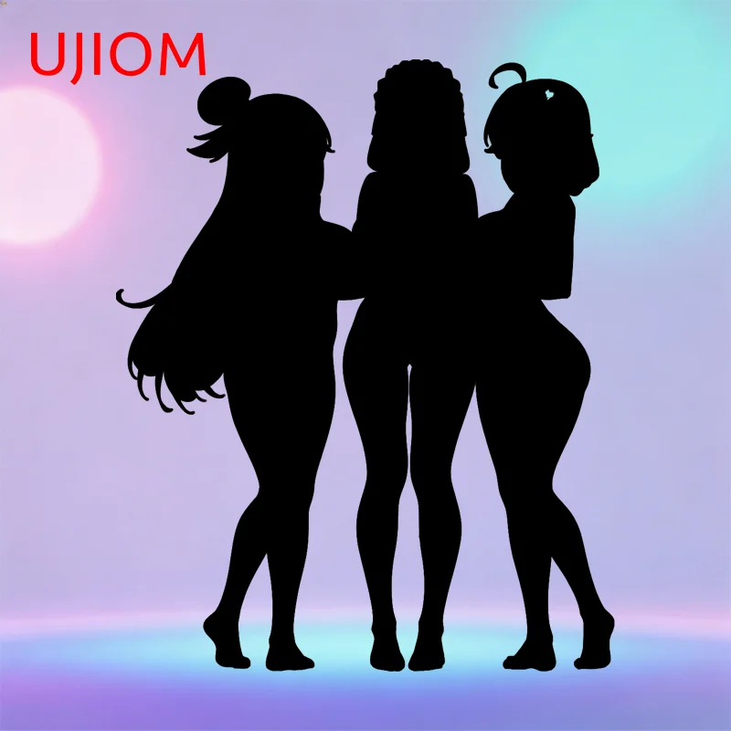 UJIOM Funny Roxy Migurdia Wall Sticker High Quality Waterproof Study Home Vinyl Decal Amusing Game Room Decoration Prop