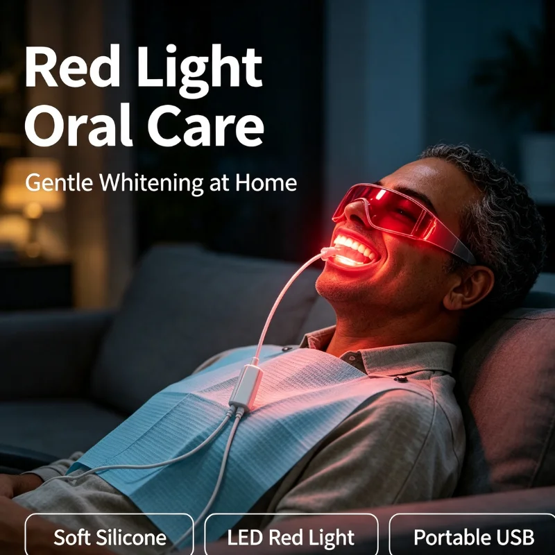 Clinical Grade HLKGO Red Light Oral Healing Device for Gum Inflammation Mouth Ulcer Treatment