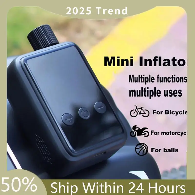 

A35F New Mini Portable Bicycle Pump 150PSI Pump With Digital PSI Pressure Gauge Motocycle MTB Road Bike Tire Inflator