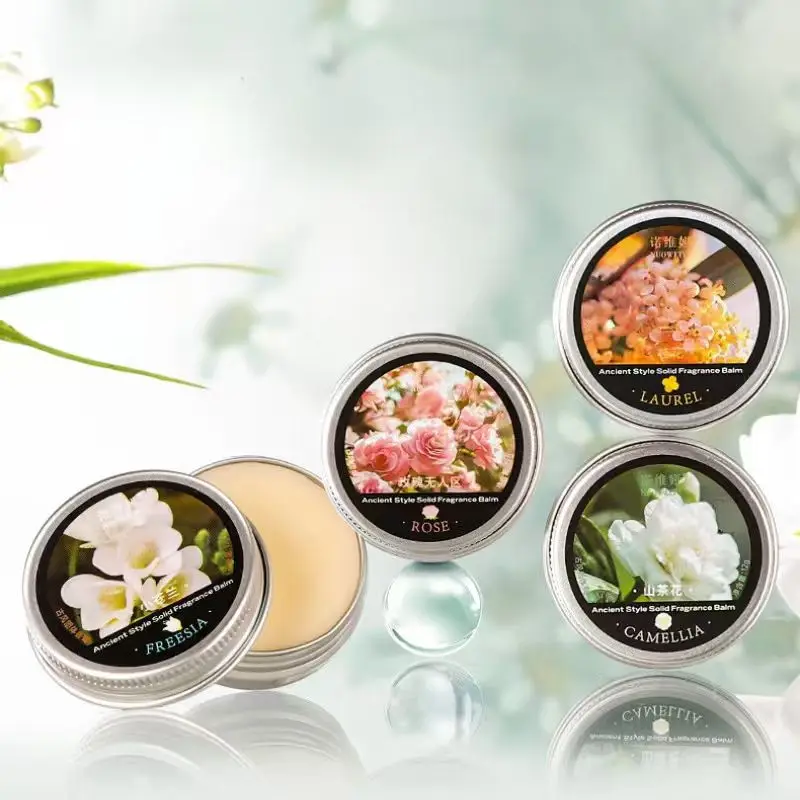 

4pcs roses, osmanthus, camellia, freesia fragrance solid Body fragrance spring, suitable for men and women for a long time