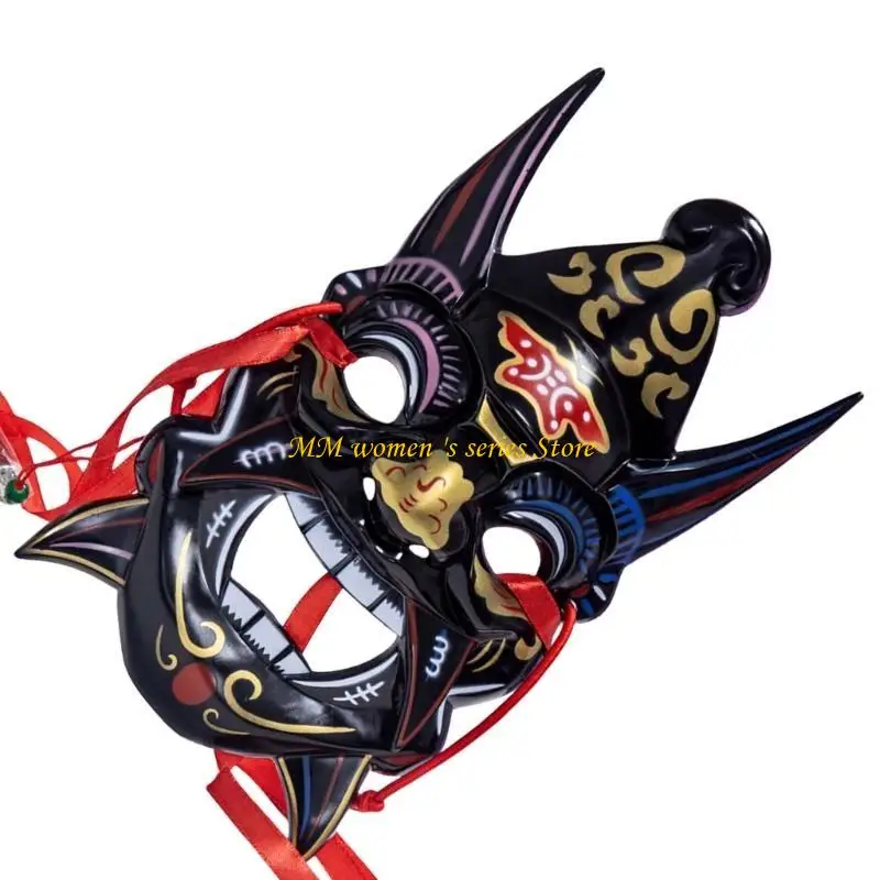 Q39C Handgeschilderd masker Halloween Cosplay Mask Masker Kostuumdecoratie Maskerade Masker voor vrouwen Men Maskerade Halloween