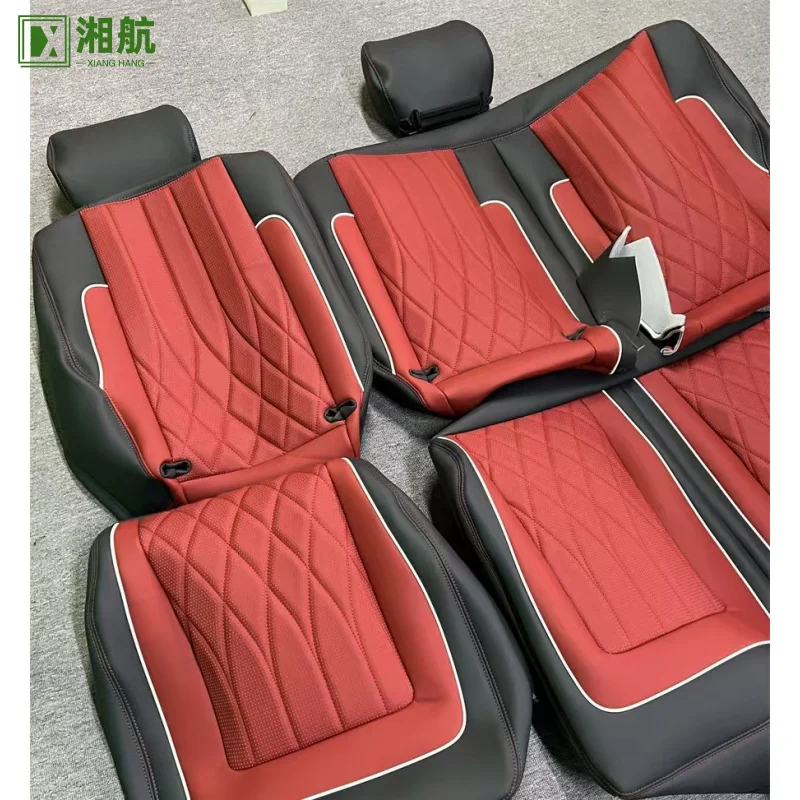 Suitable for 5-seater Car Accessories Seat Cover Set for Mercedes-Benz GLC Front and Rear Seats Full Set High-quality Leather