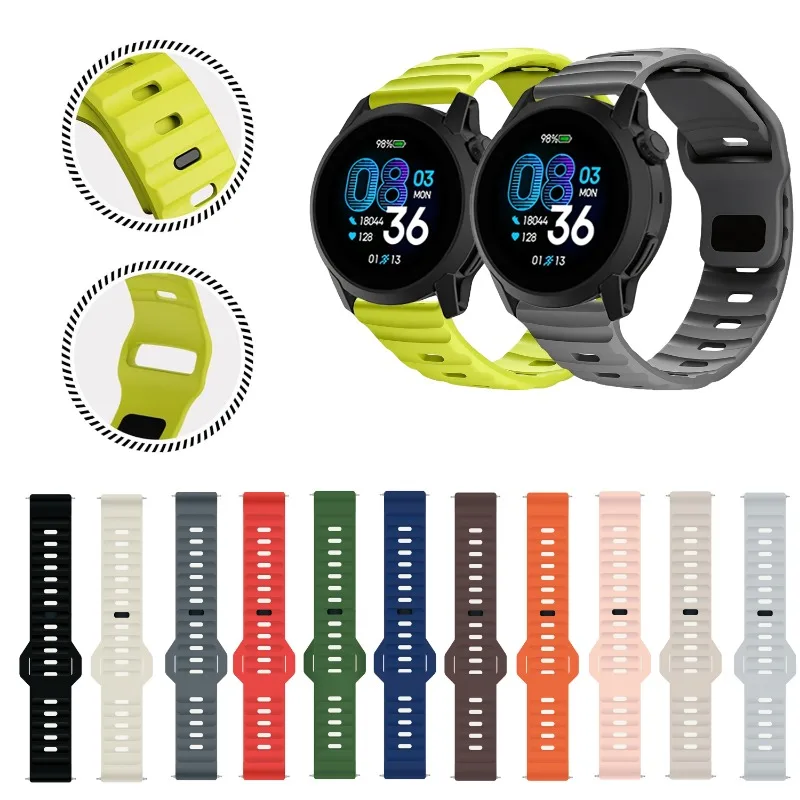 For COROS PACE 2/3/4/APEX 2 Pro/APEX/APEX4/PACE4 Pro/VERTIX/42mm/46mm Silicone Strap Wristband Sport Bracelet Watch Band