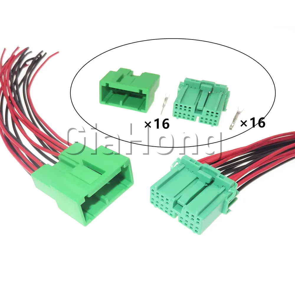 

1 Set 16 Ways AC Assembly IL-AG5-16S-D3C1 Automotive Sockcet Car Connector Auto Wire Wiring Harness Cable Plug