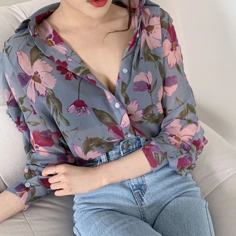 Blouses Floral Printed Long Sleeve Item Fabric Item Features Neckline Package Contents Pattern Reference Sleeve Style