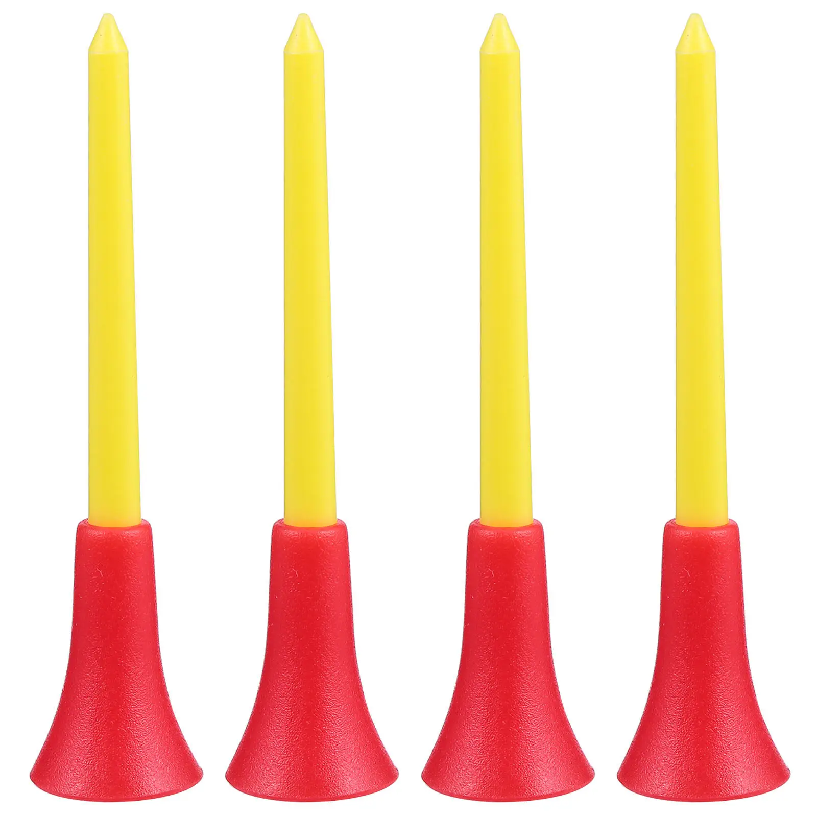10Pcs Simple Yet Effective Golf Tees Plastic Ball Rack Holder for Shots Lightweight Portable Golf Training Tool