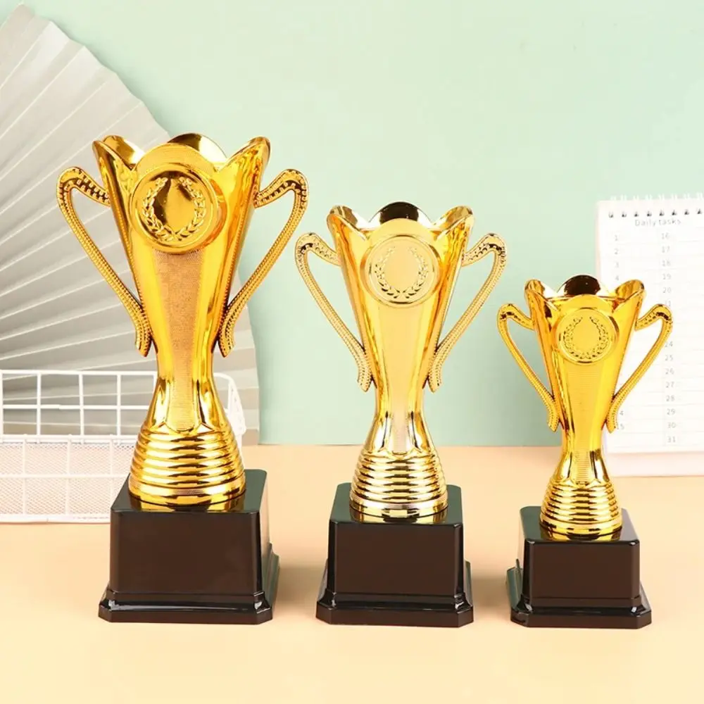 

18/21/25cm Trophy Awards Plastic Model Competition Soccer Small Prize Cup Children's School Rewarding Supply Craft Souvenirs