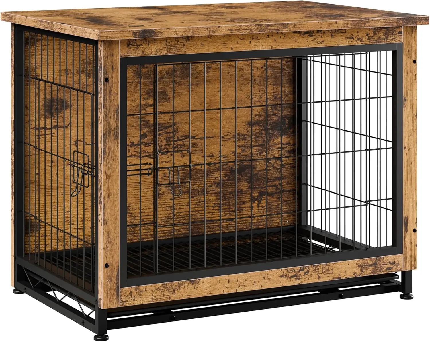 Vongrasig Dog Crate Furniture, Side End Table, Modern Wooden Kennel for Dogs Indoor, Heavy-Duty Cage with Multi-Purpose