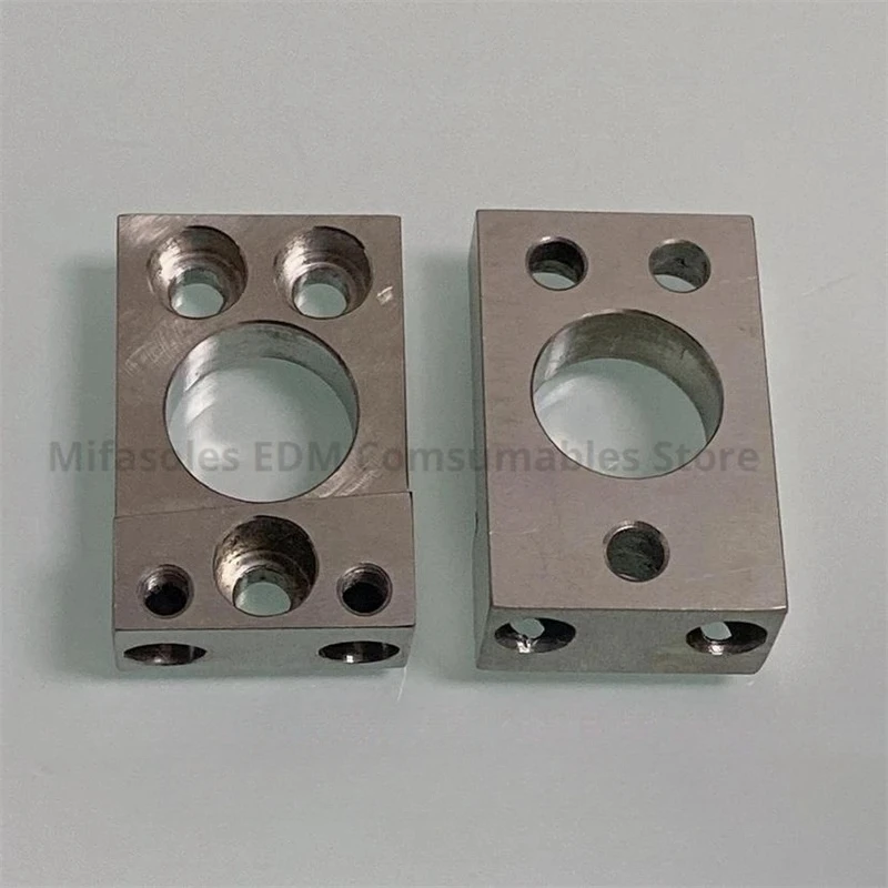 

EDM Wire Cut Power feed block 33301938/333014036 Stainless Steel Contact Locator Block For Charmilles Wire Cutting Machine