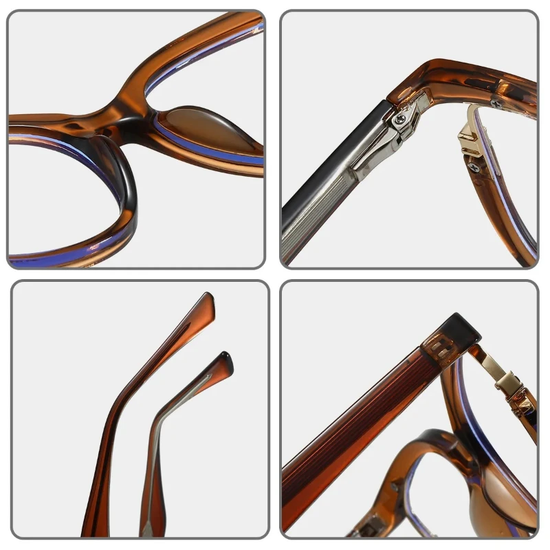 EYORA Currents Butterfly-framed Reading Glasses Myopia Eyewear Hyperopia Anti Blue Light Progressive Photochromic Eyeglasses