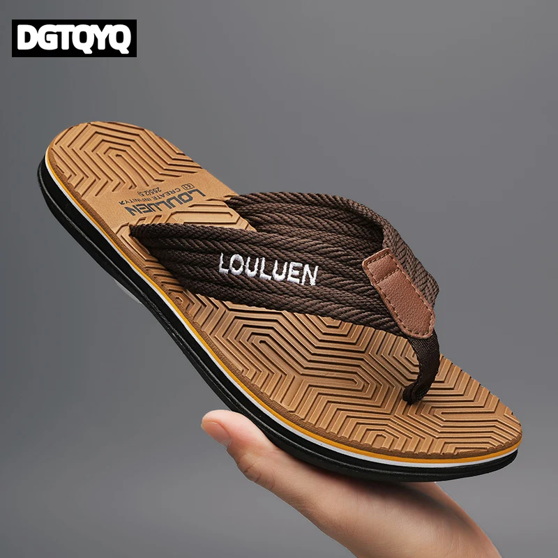 

Men's New Flip Flops Super Comfortable and Fashionable Men's Summer Slippers Classic Version Cool Flip Flops Men Beach Shoes