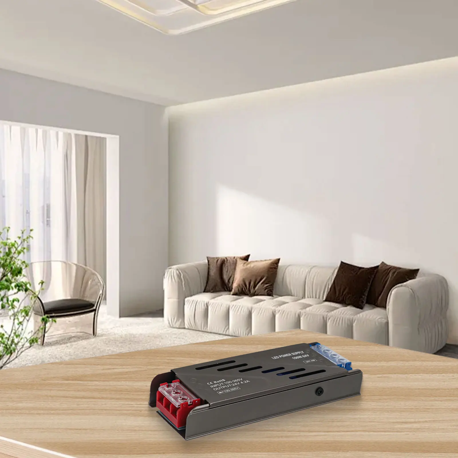

LED Driver Power Supply Ultra Thin 220V To 24V 100W Switching Power Supply LED Lighting Transformer For LED Strip Driver Power