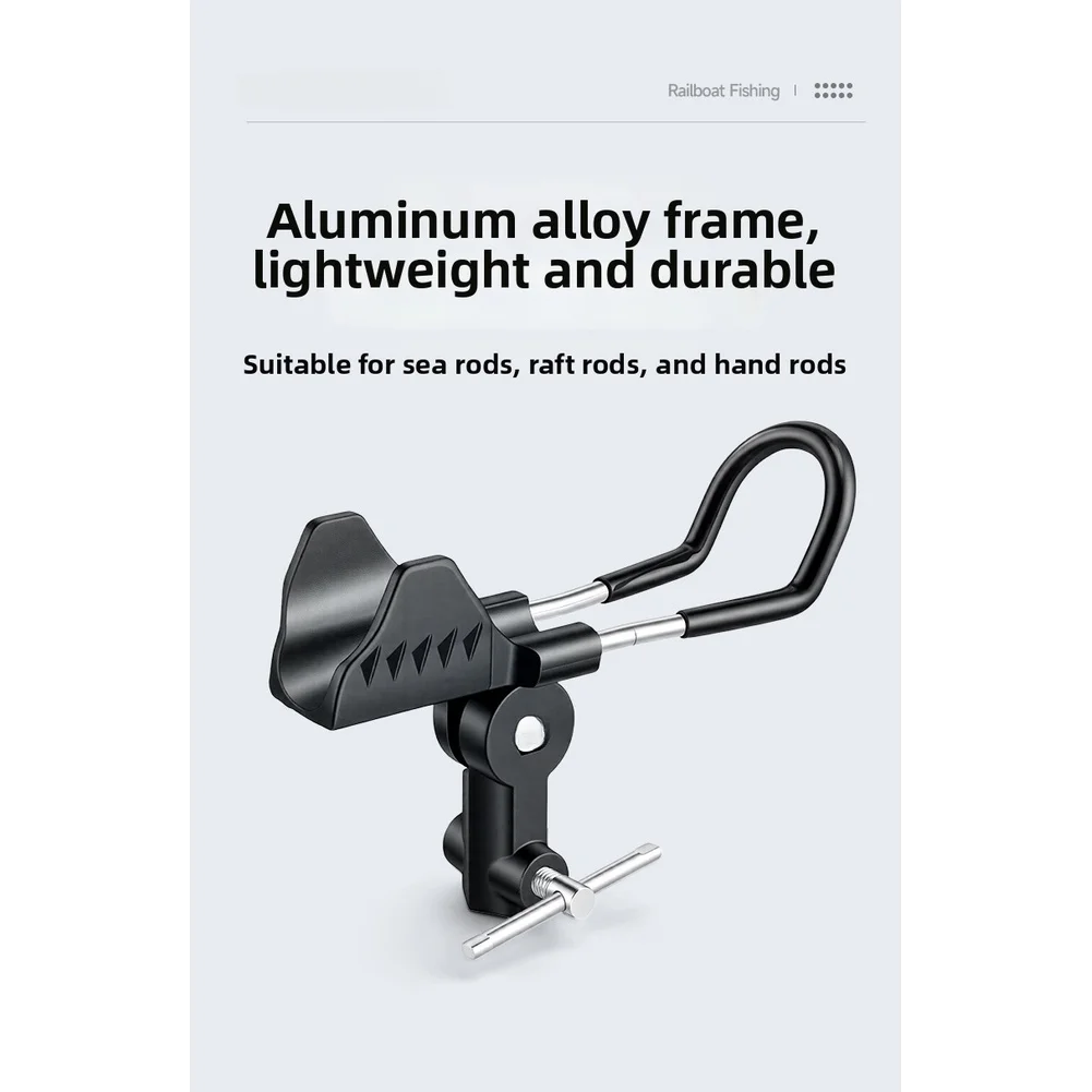 For Marine Fishing Dual Use Rod Stand Stainless Steel Rod Holder Compact Fishing Equipment Holder Fishing Rod Holder