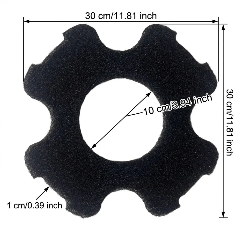 Sponge for WINNY HJ1102P Pool Robot 12cm Diameter 30x30x1cm Replacement Filter For Cordless Cleaner Compatible