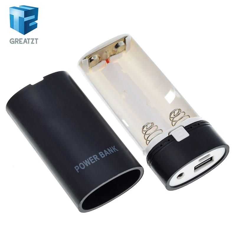 GREATZT Detachable Design With Indicator Light For Smart Phone Power Bank Case Battery Practical For 18650 Battery