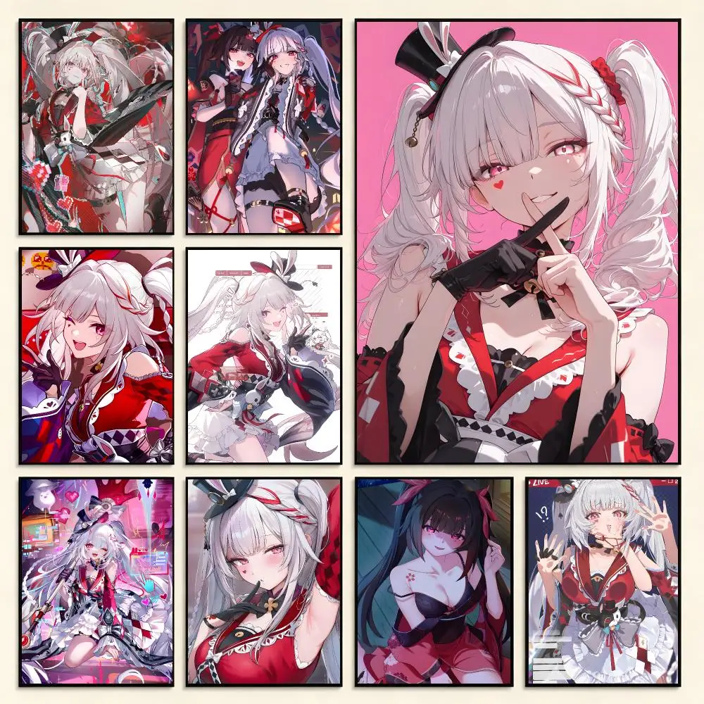 Game Character Honkai Star Rail Sparxie Poster Digital Solvent Print Waterproof PP Fade-Resistant Wall Art Room Decor Gift