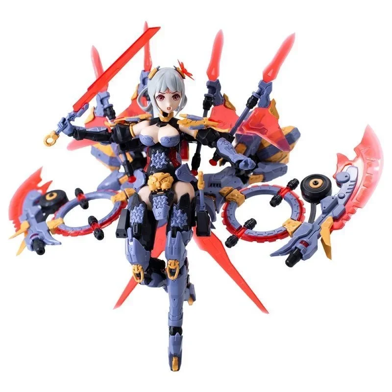 

SUYATA 1/12 Hunters FEI YAN HP-004 MOTTEMS 1:12 FeiYan Mecha Musume MS Gril Action Figure Assembly Model Toys