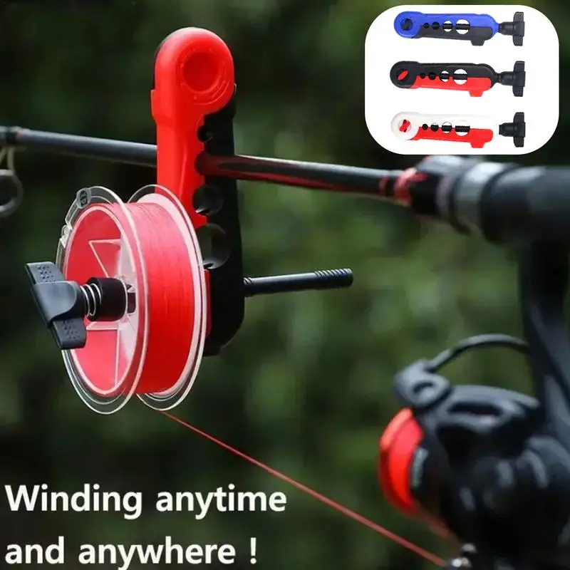 Fishing Lines Winder Spin Reel Casting Reels Spooler Tool Fishing Gear Portable Lines Winder Spooler Unwinding Fishing Equipment