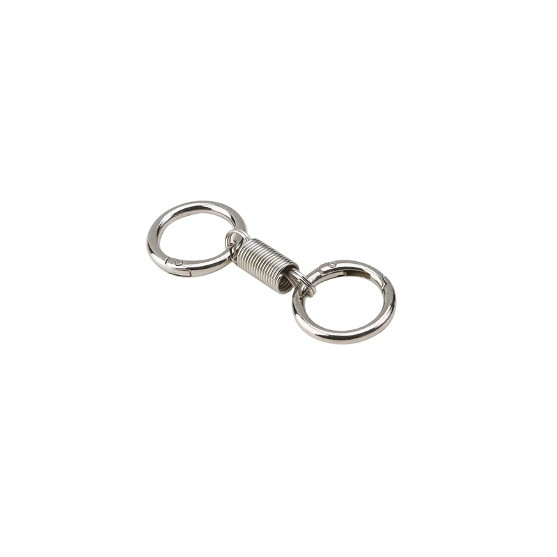 1PC Convenient Detachable Key Chains Removable Pull Apart Quick Release Keyrings Removable Double Split Rings Snap Lock