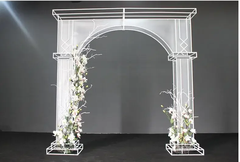 New wedding props Tieyi PVC membrane arch wedding door Happy Gate stage decoration layout background.