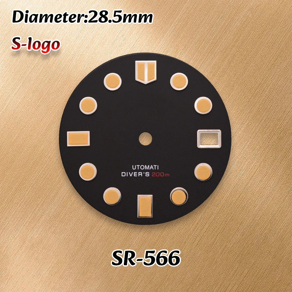 S Logo 28.5mm Dial Fit NH35/NH36/4R/7S Movement High Quality Watches for men Watch Modification Accessories repair tools