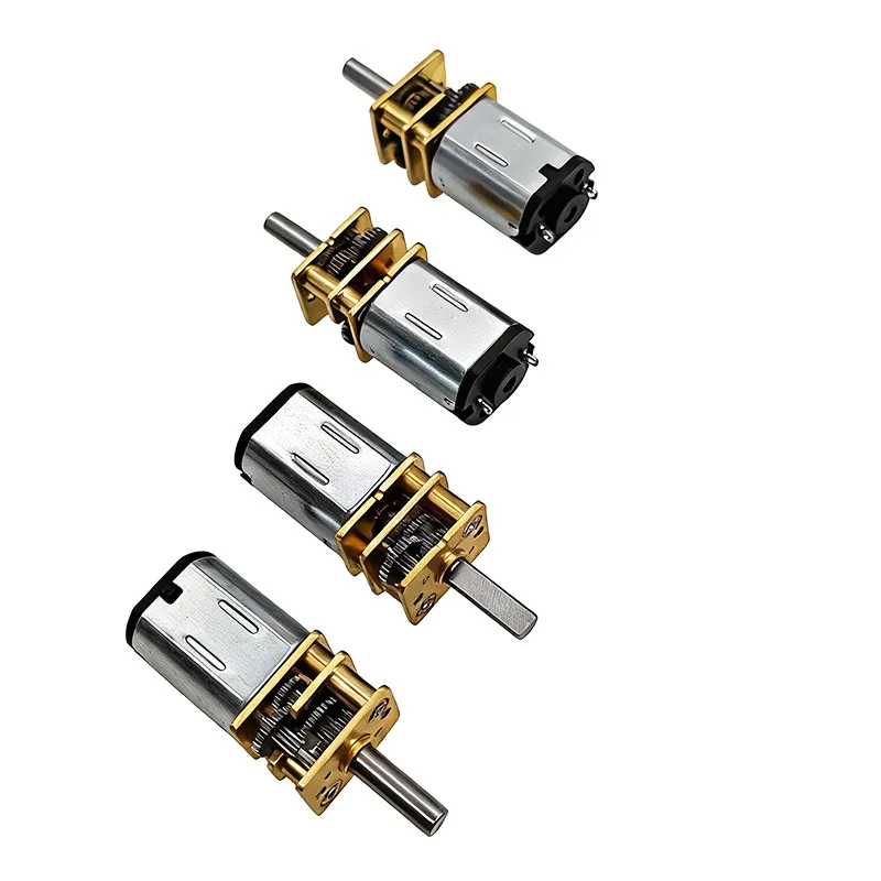 4Pcs GA12-N20 High Torque Metal Gear DC Motor Multi-Speed Micro 3V/6V/12V Gear Motor for DIY Projects And Models
