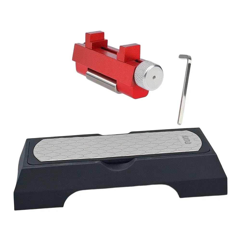 Dual-Sided Quick Sharpener With Adjustable Angle 400/1000 Mesh Sharpening Tool Holder For Woodworking Workshops Home Garage