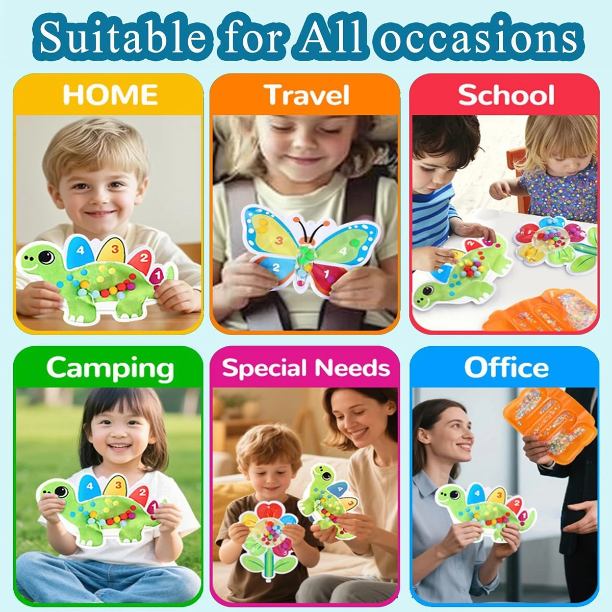 モンテッソーリ動物の色分け感覚玩具子供向け教育学習ティーンエ - Kids Education Age のレビューと価格