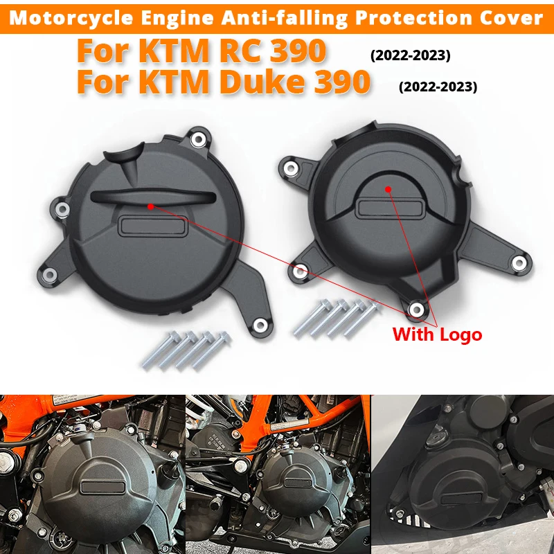 

For KTM RC390 KTM Duke 390 2022-2023 Motorcycle Engine Anti-Falling Protection Cover slip on KTM RC390 KTM Duke 390