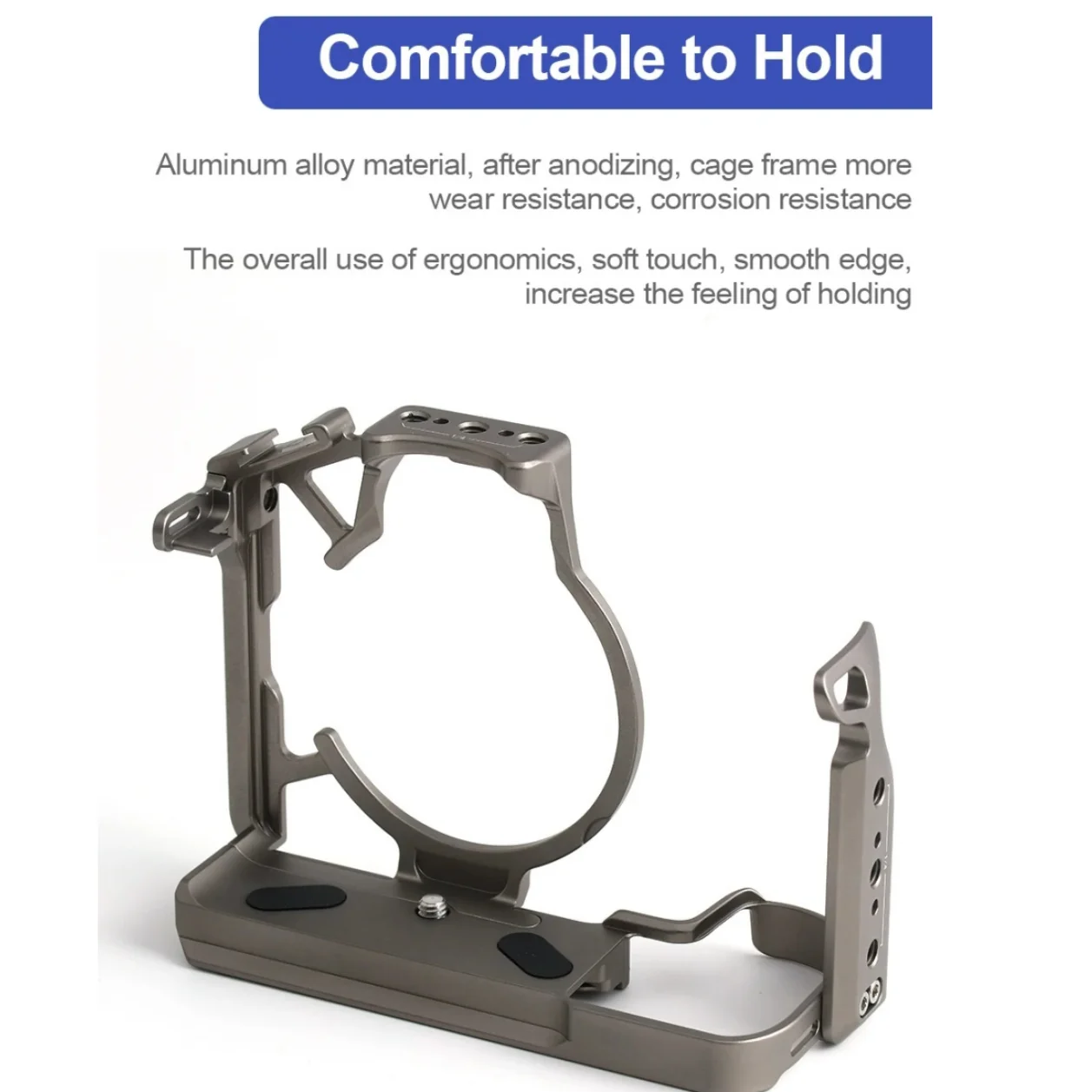 Klatka do aparatu YANZUO R62 do aparatu Canon R62 R6, rama ochronna ze stopu aluminium