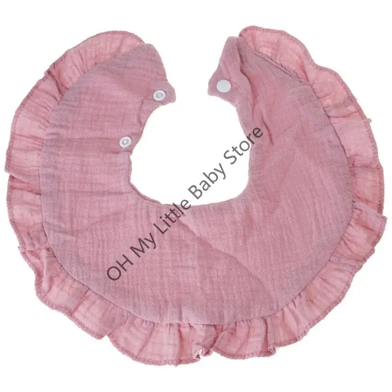 

M76C детский нагрудник для мальчиков и девочек, дышащий хлопковый нагрудник для слюнотечения, тканевый нагрудник с ​​кнопкой,