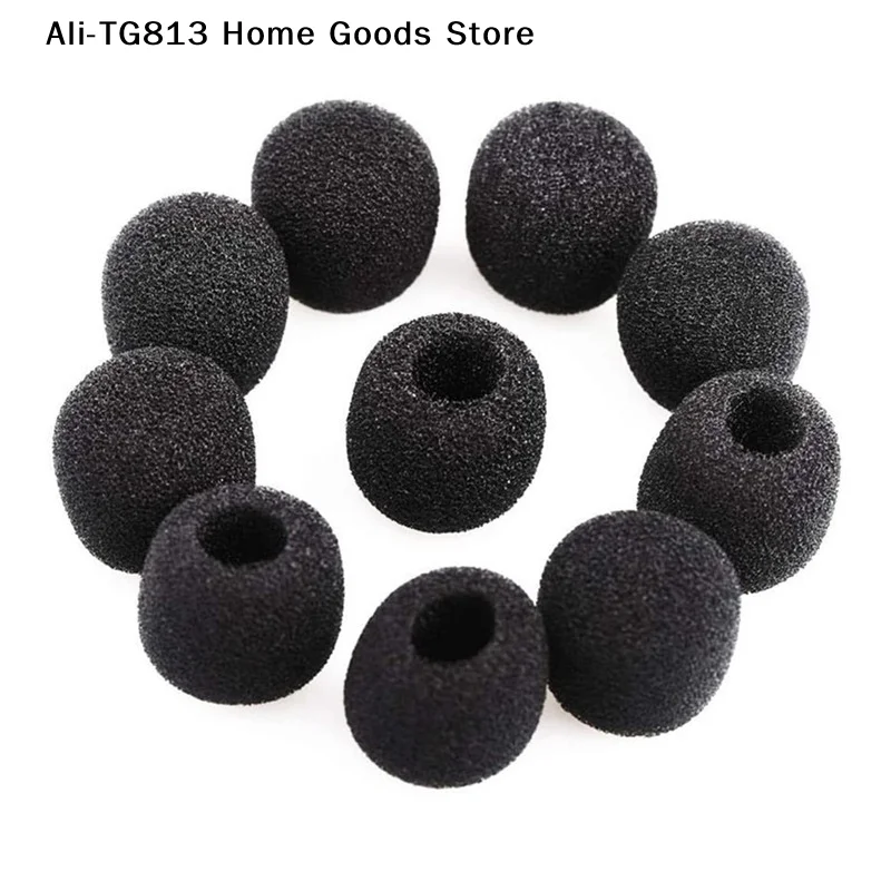 [TG813]Popular Microphone Windscreen Sponge Cover Headset Mic Foam Cover Protective Cap for Gooseneck Meeting Mic
