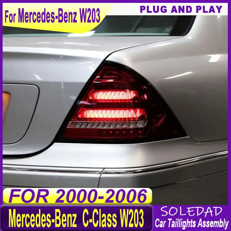 Car Tail Lights For Mercedes-Benz Class W203 2000-2006 new style full LED Dynamic Turn Signal Light Tail Lamp Assembly