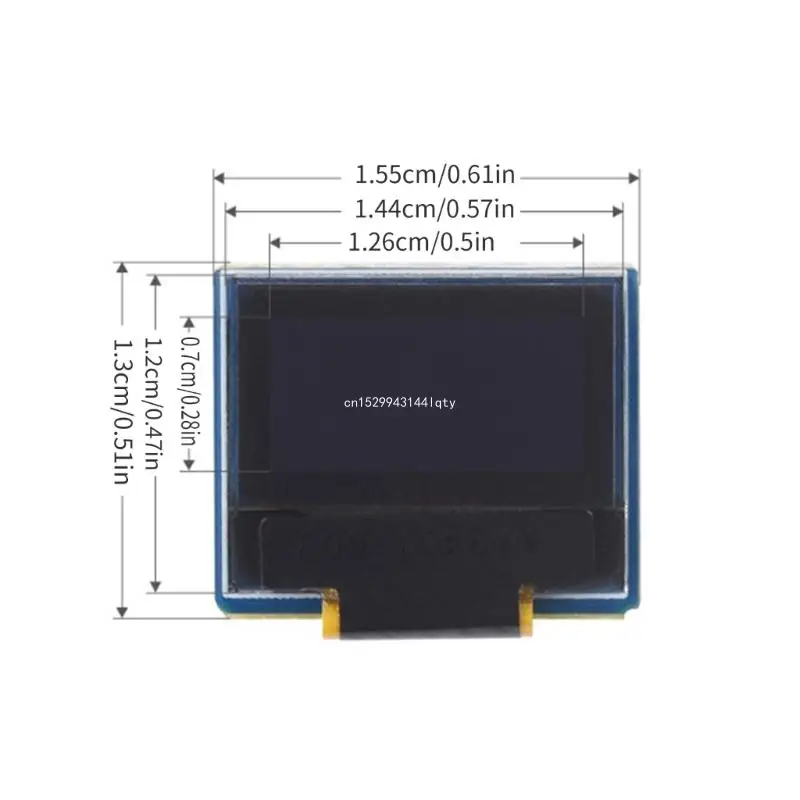 0.49 ''Màn Hình OLED Mô Đun 64X32 Độ Phân Giải I2C Giao Tiếp SSD1315 Lái Xe Dropship