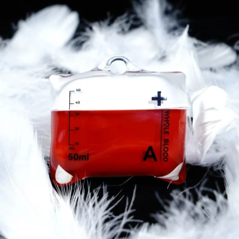 Bloedpakketten voor noodgevallen-S! Origineel Gn-product - Drip Bag-hoofdtelefoonhoesje - Origineel hoofdtelefoonhoesje Apple Airpods Vloeibare siliconen Hi