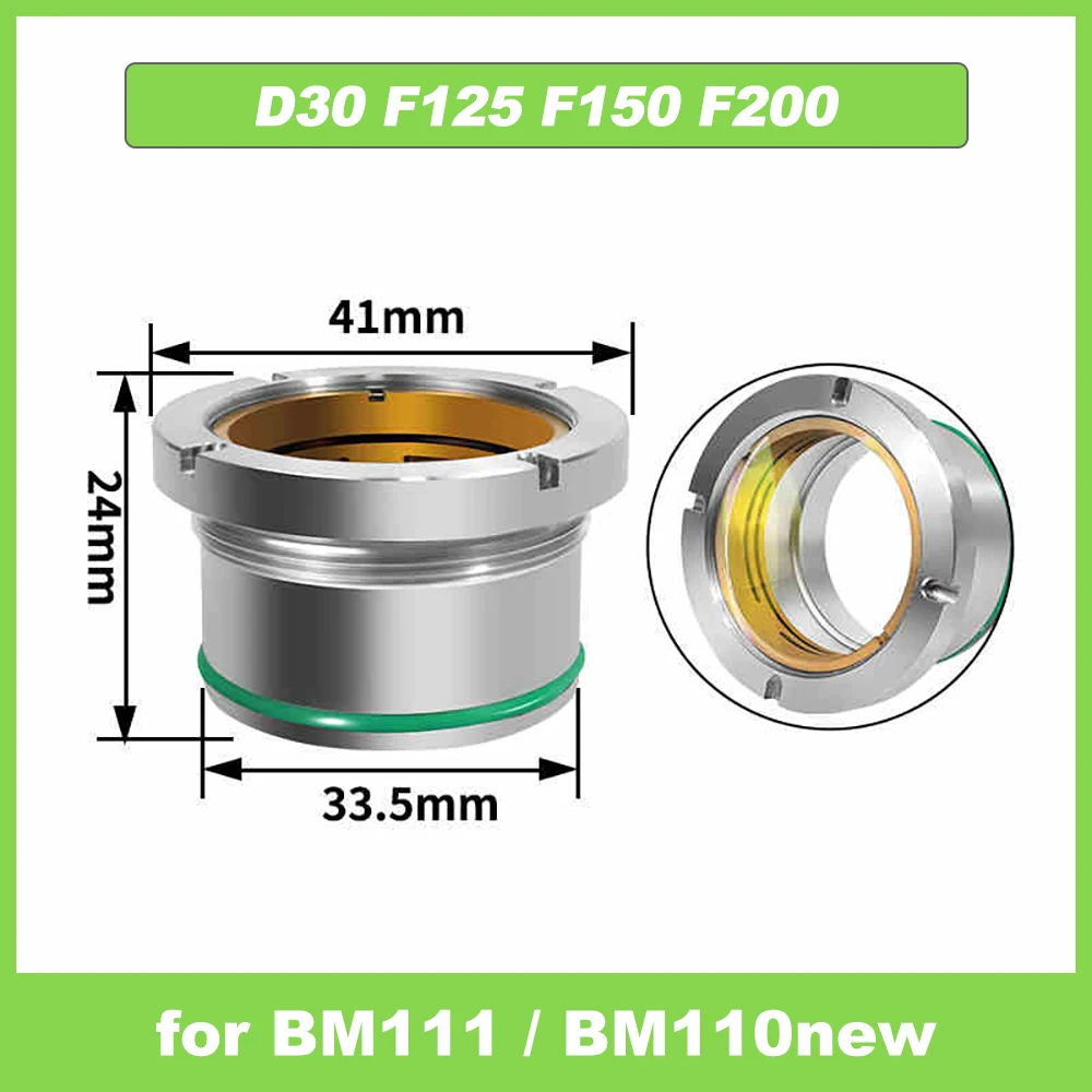 Raytools Original Laser-Kollimationslinse und Fokussierlinse mit Halterung für BM110 BT210 BT240 BM06K Faserlaser-Schneidkopf – Detail 15