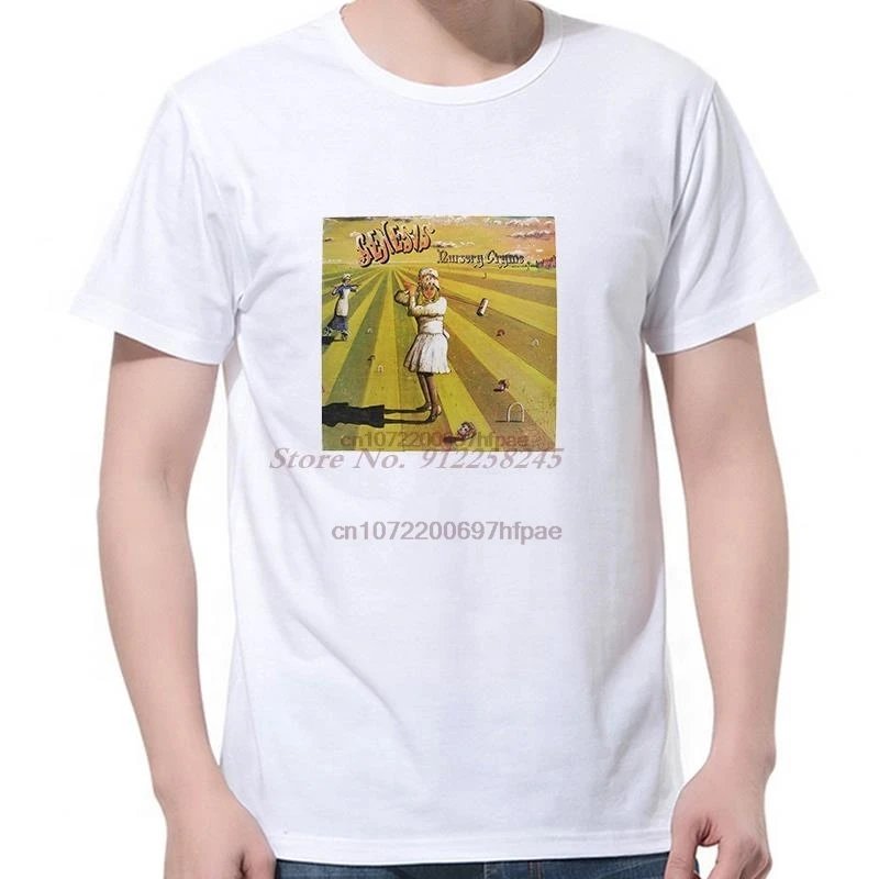 Genesis Nursery Cryme Rock Graphic T Shirts Oversized Short Sleeve T-Shirts Summer New Shirts And T-Shirts Cotton T-Shirt