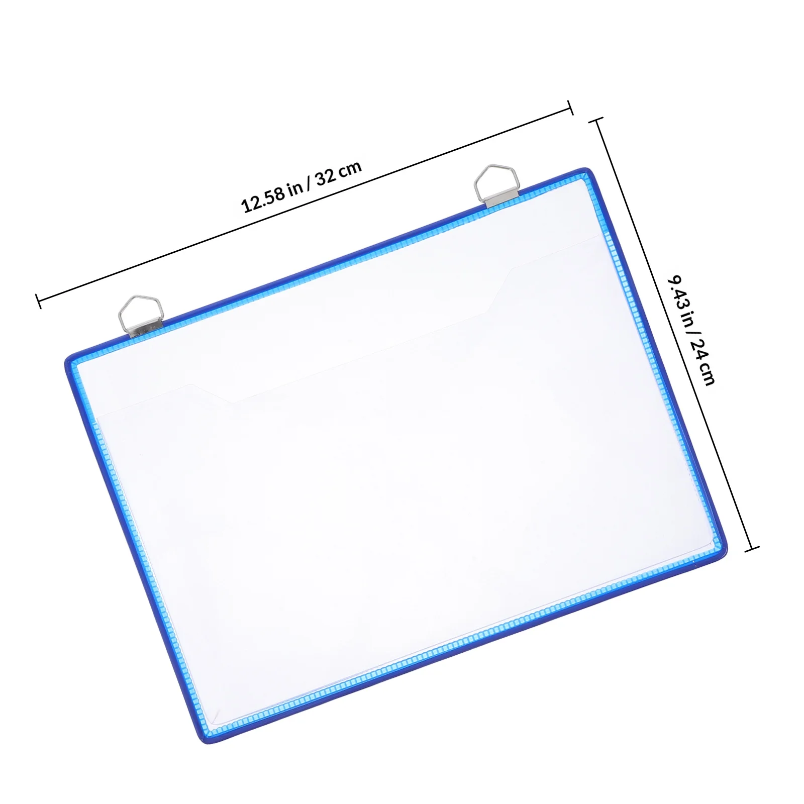 Hanging File Organizer Transparent Thickened Plastic File Storage Bag Office Home Document Magazine Holder Wall Mounted Folder