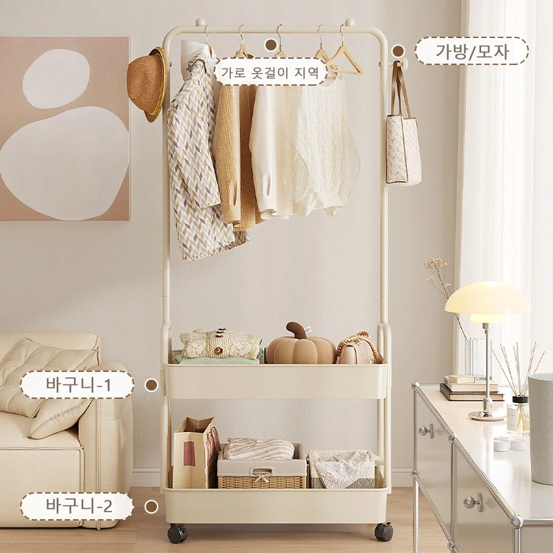 Einfache Kleidung Rack Hut Rack Stand Hause Kleiderbügel Schlafzimmer Schlafsaal Mantel Rack Balkon Kleidung Trocknen Pole Rack