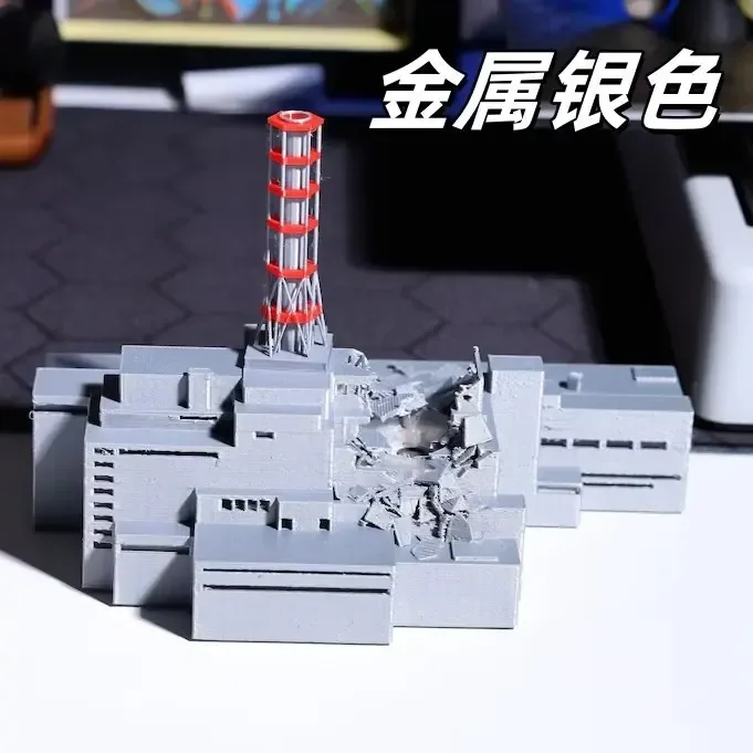

New 3D Printed Handmade Chernobyl Reactor Humidifier Figure - Movie Peripheral Nuclear Power Plant Figure Model Gift For Fans