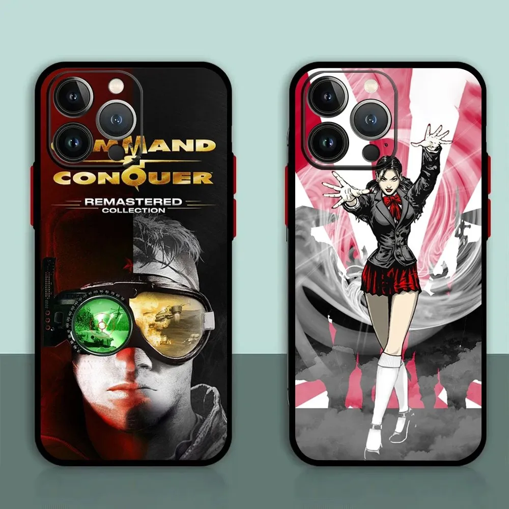 Game command and conquer red alert Phone Case For iPhone 11,12,13,14,15,XS,XR,X,Mini,Pro,Max,Plus Shell