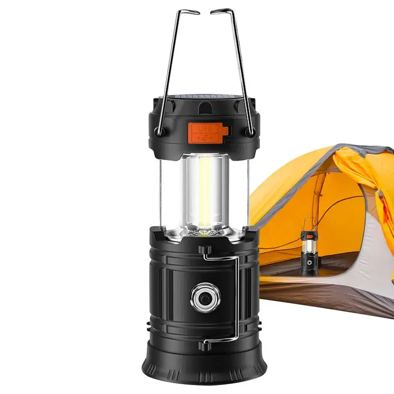Camping Lantern 1200 MAh Hand Crank Lantern High Brightness Long-Lasting Portable Camp Gear For Survival Tent Power Outage