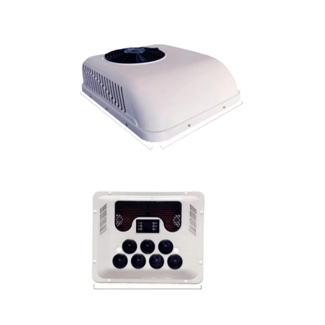 12v24v48v60v72v integrated heating and cooling small overhead car air conditioner truck light truck multi-model adaptation