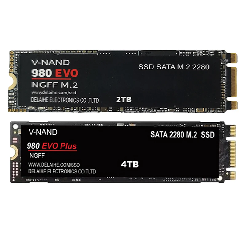 SATA 2280 M.2 SSD NGFF 980 EVO Plus 128GB Internal Solid State Drive Hard Disk M.2 2/4TB for laptop Computer